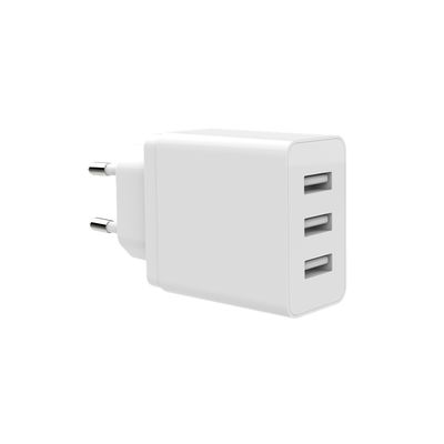 3.1A USB Wall charger Eurpean Adapter multi-port plug adapter 3USB  travel charger  wall charger for mobile