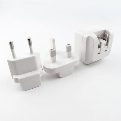 2 Port Fordable Wall Mount Charger Usb Wall Charger Universal Adapter Changable Plug Eu/Us/Aus/Uk 5v2.1a