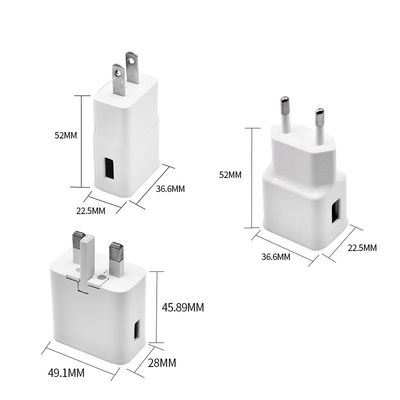 Fast Charger 20w Uk Main Wall 3 Pin Plug Adapter Foldable  One-Port Usb Uk Adapter For Samsung Galaxy