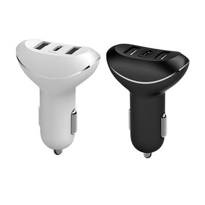 3 Ports Fast Charging Car Adapter