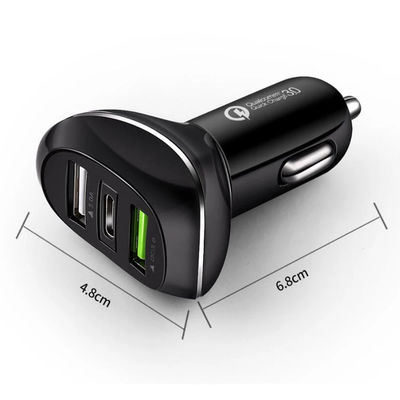 3 Ports Fast Charging Car Adapter
