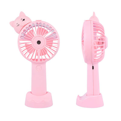 Portable Water Spray Fan , Handheld Misting Fan With Water Meter Spray