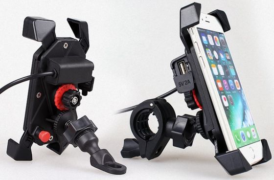 ODM Waterproof Motorcycle Phone Mount , Mobile Phone Bracket Holder