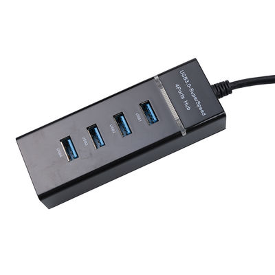 OEM Multiple USB Hub Splitter , Multi Expander 4 Port Superspeed USB 3.0 Hub