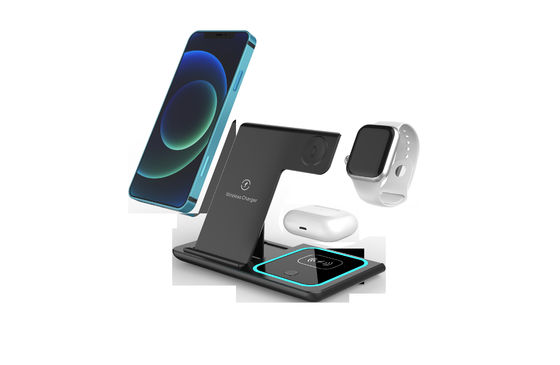 FCC Foldable Apple 3 In 1 Wireless Charging Stand