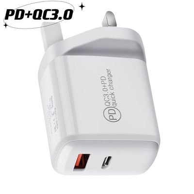 20W USB C PD QC 3.0 Fast Wall Charger For iPhone