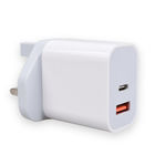 UK Quick Charge 3.0 USB A USB C 20W PD Wall Charger