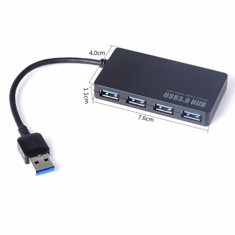 4 Ports USB HUB Splitter 10.0 Gpbs USB 3.1 Type C HUB Adapter For MacBook