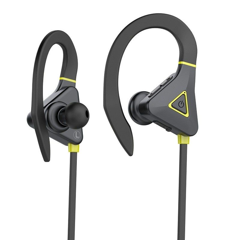 Sweatproof Bluetooth Earhook Headphones , 12hours Wireless Sports Earphones